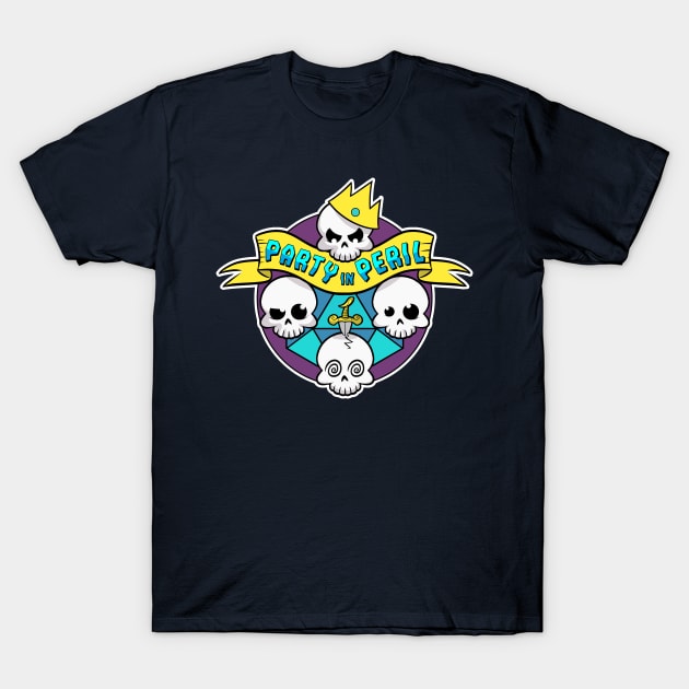 Party in Peril Season 1 Design T-Shirt by NerdSloth